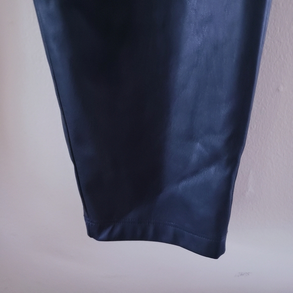 J.Crew Womens S Mid Rise Faux Leather Legging - Black - Picture 5 of 8